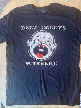 Elle King Baby Daddys Weekend Concert Tour T-Shirt Black Large Graphic Tee NWOT